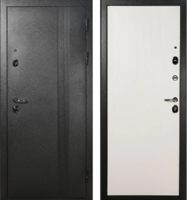 Дверь TD 9-1  Темно Сер.Антик- Белый