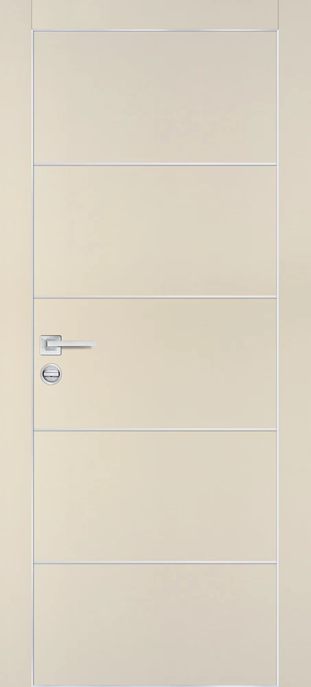 Фото Межкомнатная дверь PX-12  AL кромка с 4-х ст. Бежевый матовый