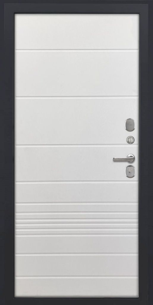 Входная дверь ДвериПРО L-43 ФЛ-700 (10мм, ясень белый) DPRO195459 внутренняя сторона