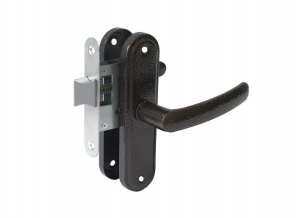 Защелка врезная ЗЩ1-45А (черный)