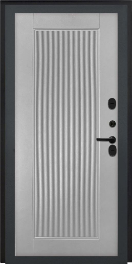 Входная дверь ДвериПРО L-45 ПВХ 10мм Астрод Velutto Grigio DPRO195697 внутренняя сторона