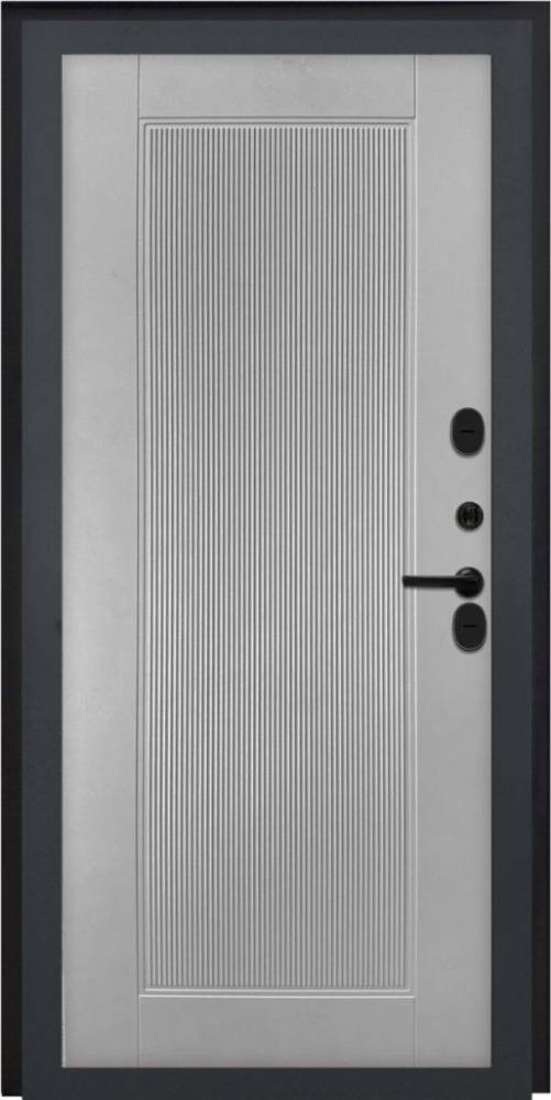Входная дверь ДвериПРО Модель L-46 ПВХ 10мм Астрод Velutto Grigio DPRO198159 внутренняя сторона